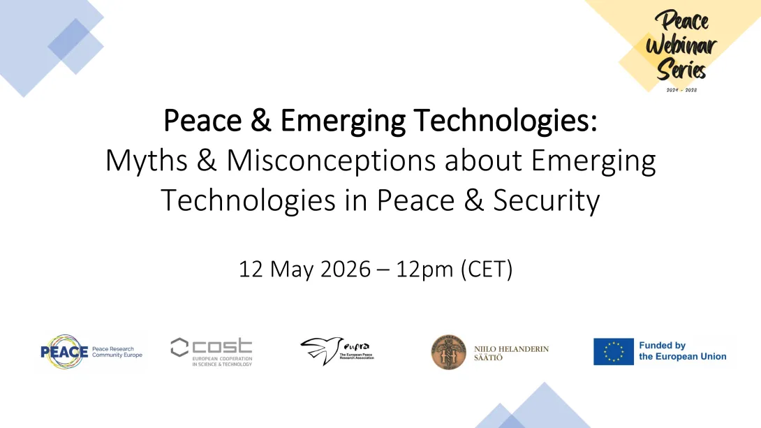  Peace & Emerging Technologies: Myths, Misconceptions about Emerging Technologies in Peace & Security 