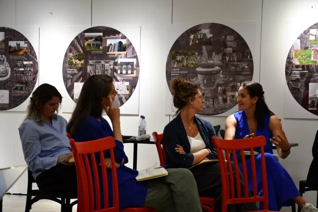 Workshop on arts-based practices. Photo by: Colton Harrington, PCRC
