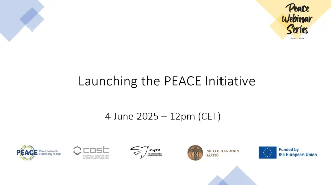 Launching the PEACE Initiative